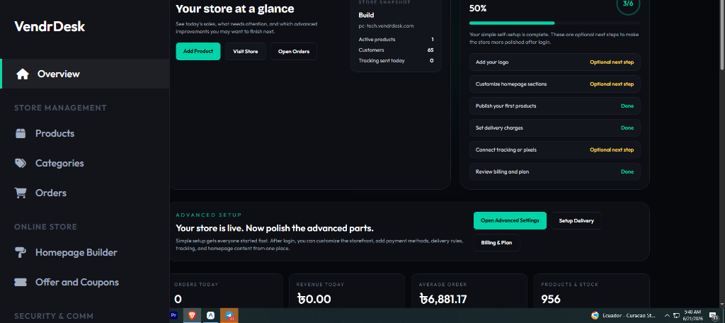 Dashboard View