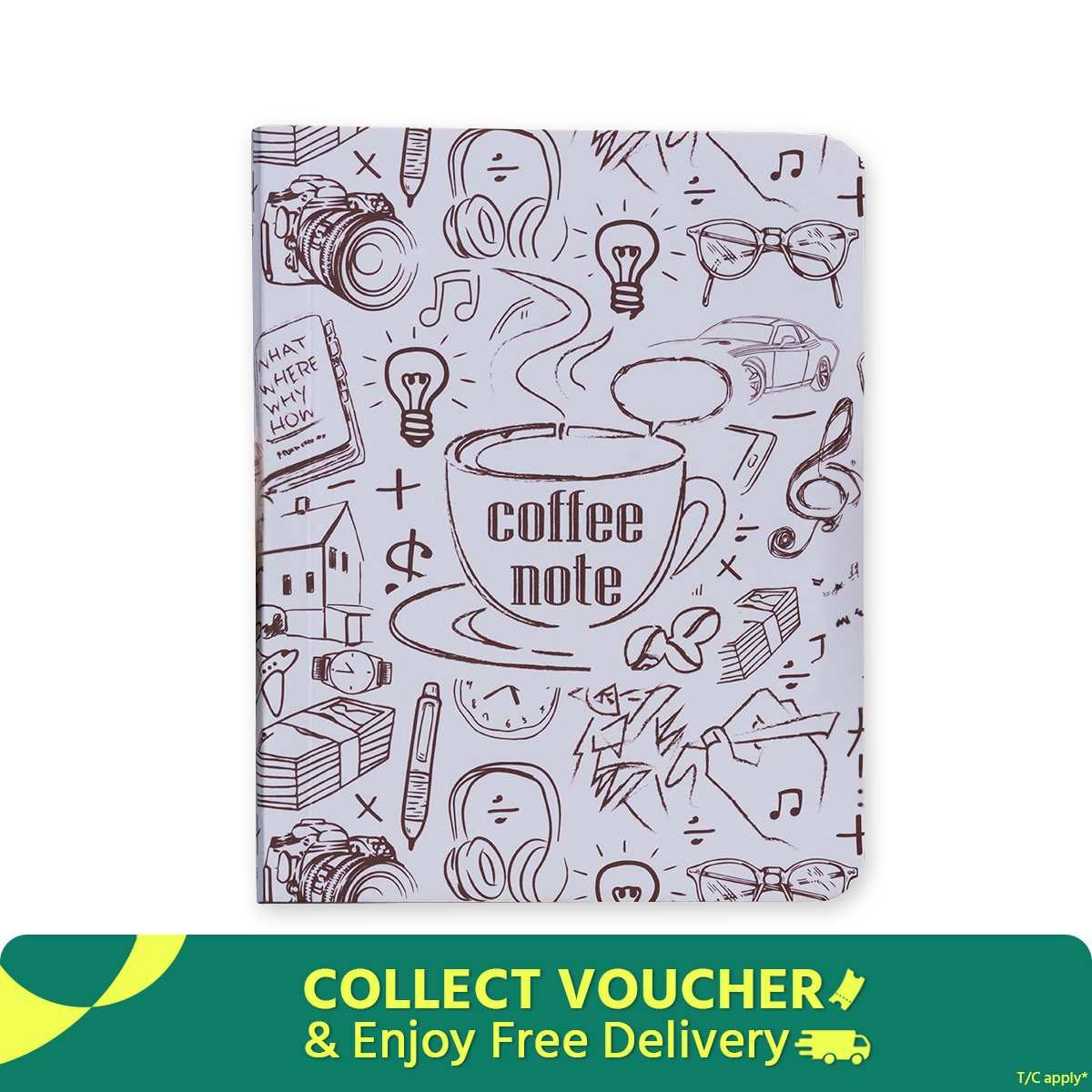 Coffee Note Series White Notebook (SN20218147)