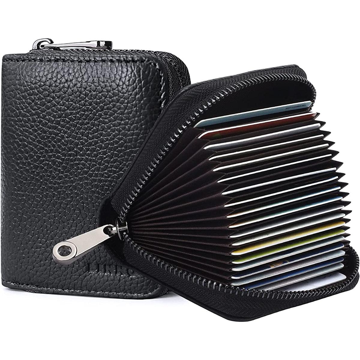 Unisex Synthetic Summer Wallet for Men and Women - Slim Debit & Credit Card Holder Style with Zipper