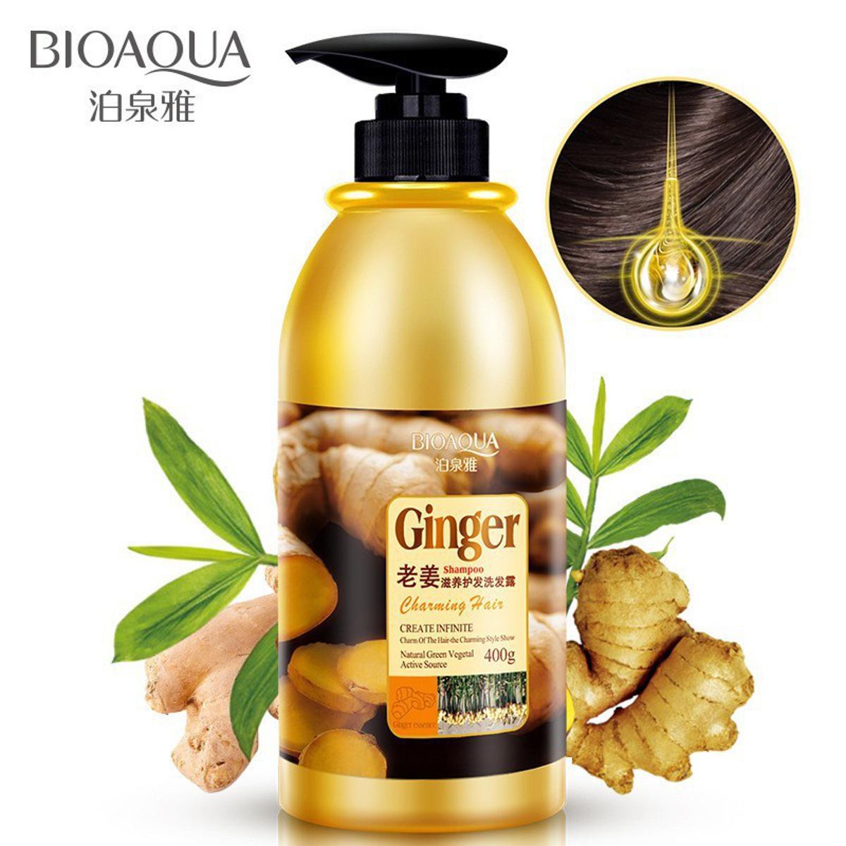 BIOAQUA Herbal Ginger Hair Shampoo - 400ml