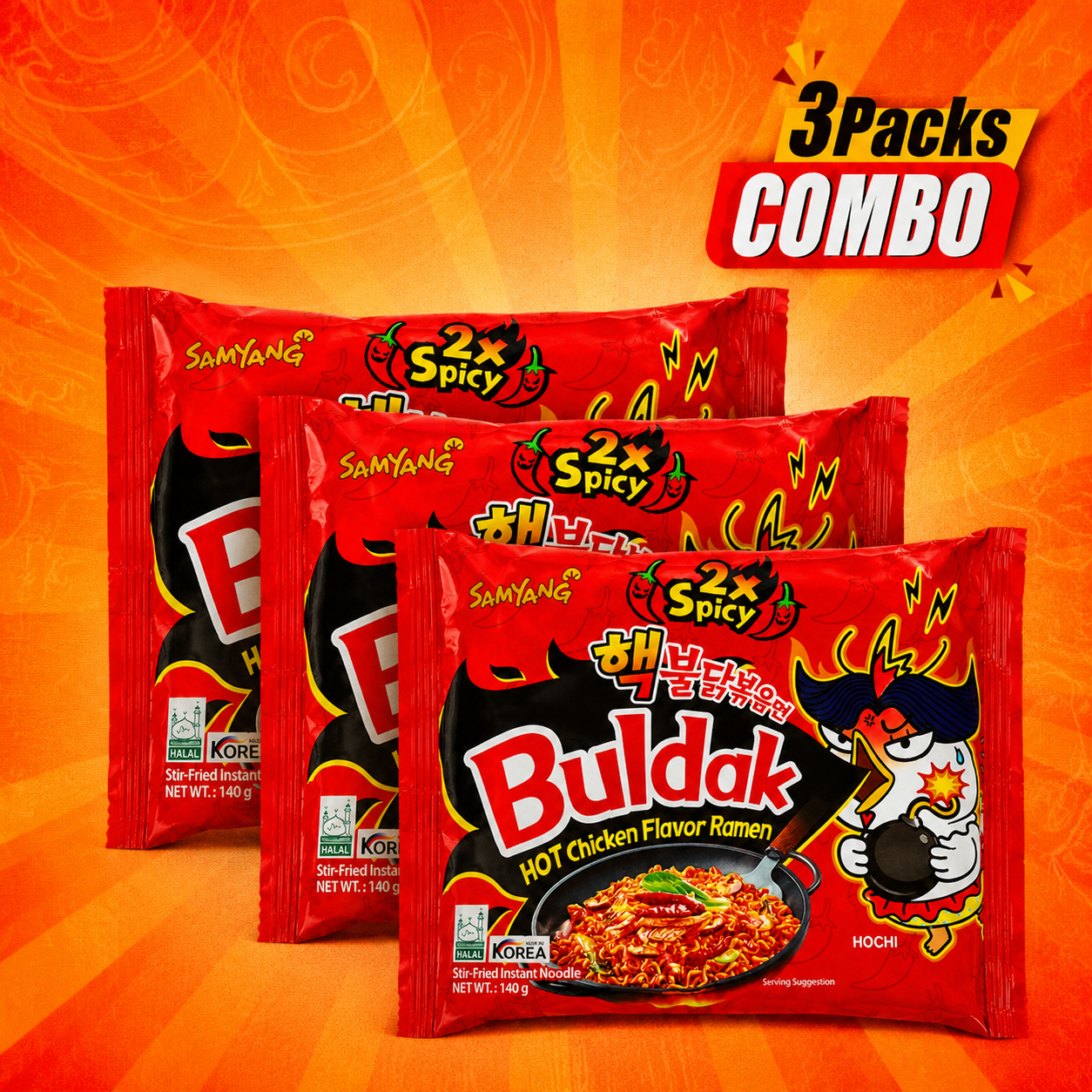 Samyang 2x Spicy Hot Chicken flavour ramen