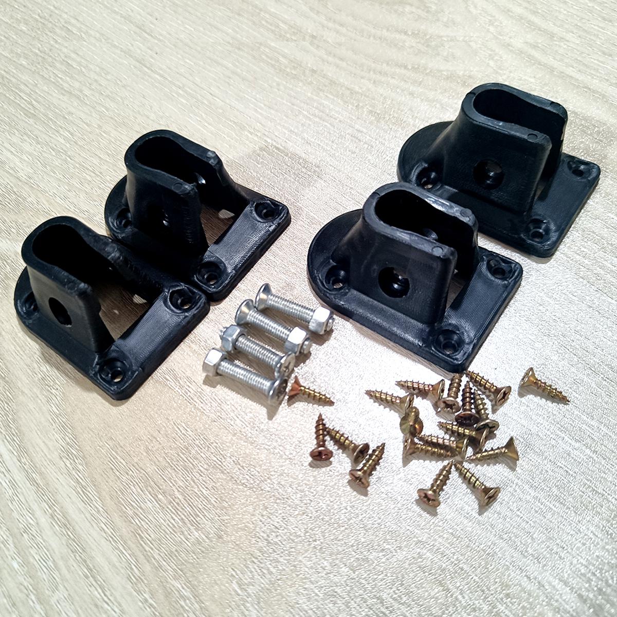 Connector/Leg Brackets of Portable and Foldable Laptop Table