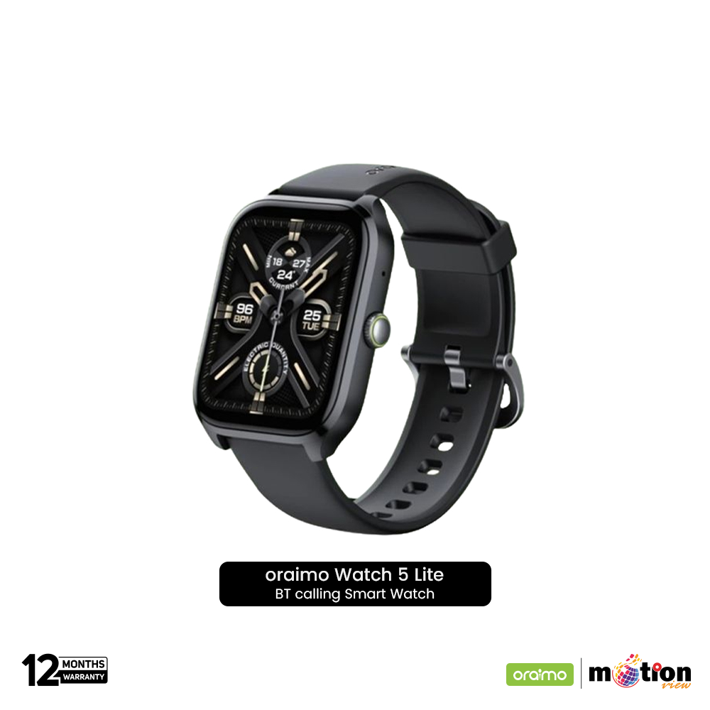 oraimo Watch 5 Lite BT calling Smart Watch(OSW-804)
