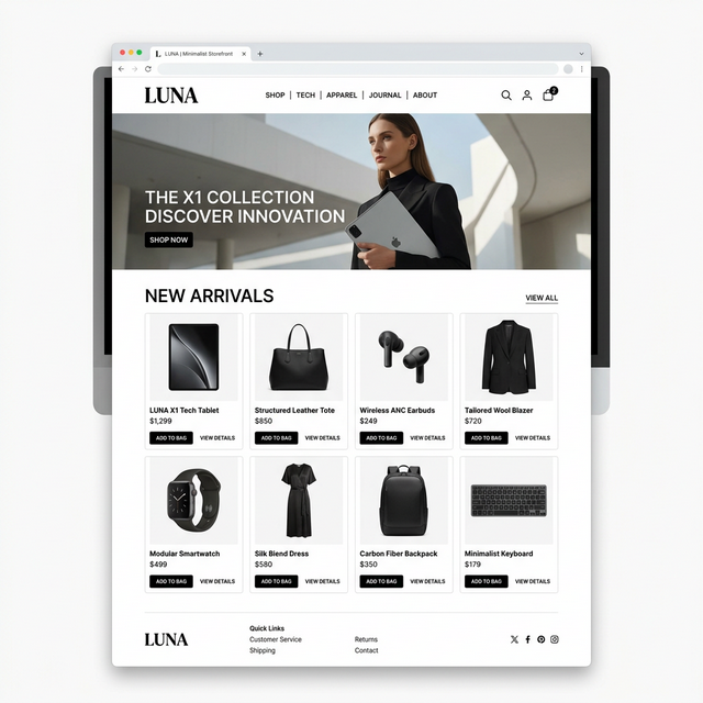 Minimal preview